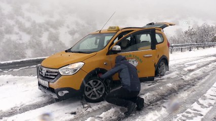 TUNCELİ - Mevsimin ilk karı yağdı