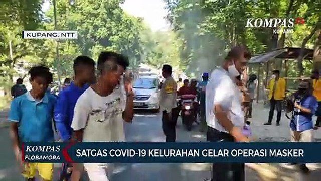Satgas Covid-19 Kelurahan Gencar Operasi Masker