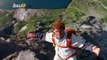 Botched Base Jump Ends Up Okay For Face Planting Frenchman