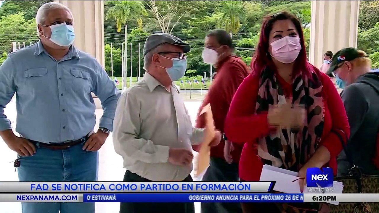 FAD se notifica como partido en formación - Nex Noticias