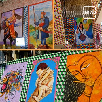 Udaipur Jail Inmate Makes Beautiful Paintings On The Walls, Also Teaches Other Inmates
