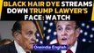 Trump's lawyer Rudy Giuliani faces embarrassment, black hair dye streams down his face|Oneindia News