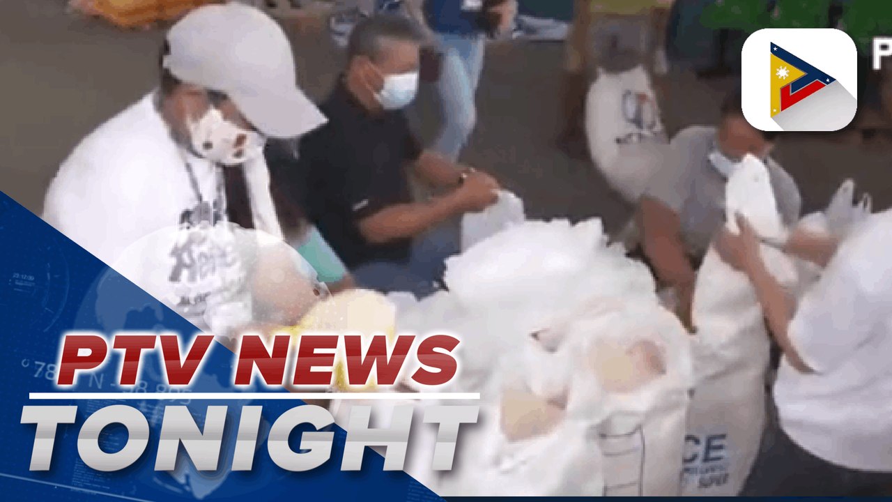 Relief/Survival bags a fixture in calamity relief ops; All hands on deck in Rizal community cleanup