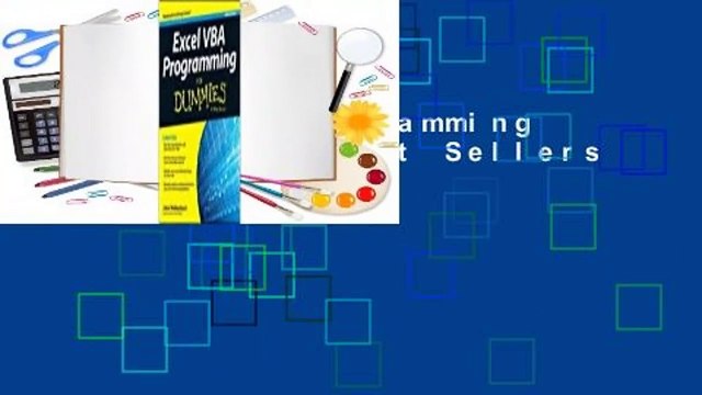 Excel VBA Programming for Dummies Best Sellers Rank : #3