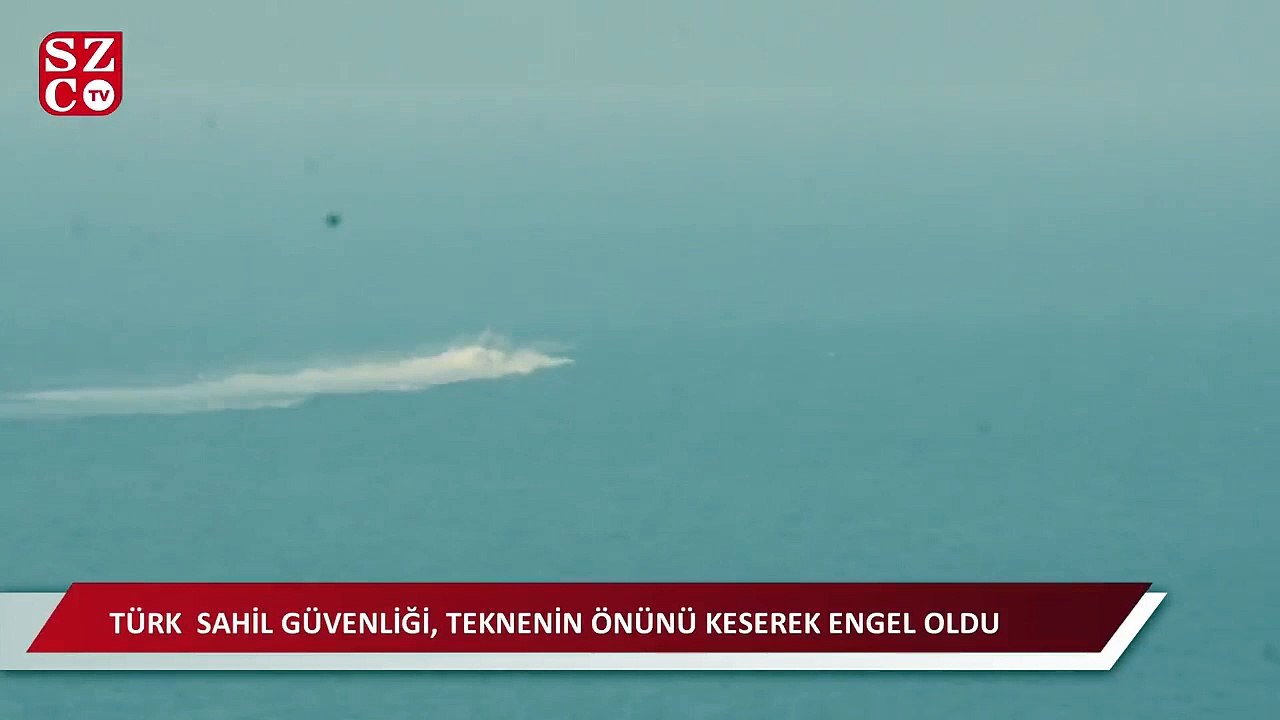 Kardak Kayalıkları'na gelmeye çalışan Yunanlı balıkçıları Türk sahil güveliği engelledi