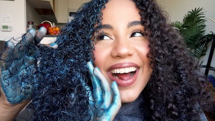 Instantly change your hair color with Curlsmith temporary hair makeup