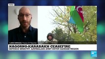 Nagorno-Karabakh ceasefire: Azerbaijani leader hails handover of Aghdam region by Armenia