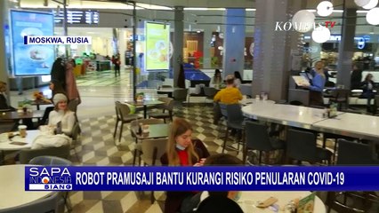 Robot Pramusaji di Kafe Bantu Kurangi Risiko Penularan Covid-19