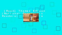 [Read] Thomas Edison (National Geographic Readers)  For Kindle