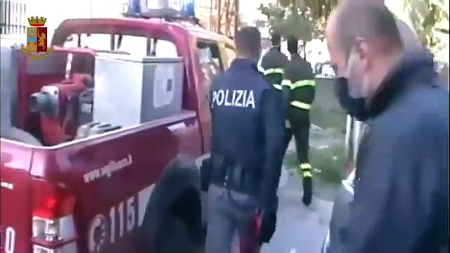 Napoli - Marijuana nascosta sotto terra al Rione Traiano (20.11.20)