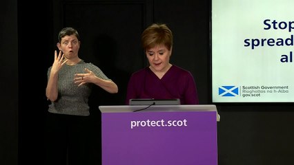 Sturgeon announces new measures to curb virus over Christmas