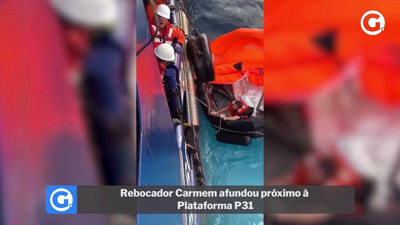 Rebocador Carmem afundou próximo à Plataforma P31