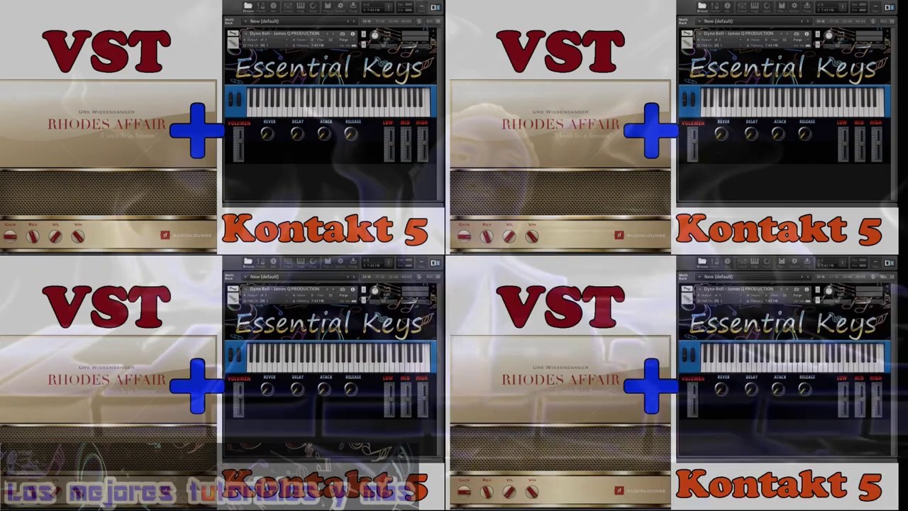 RHODES  AFFAIR Vst + DYNO BELL Kontakt 5 -Luis Miguel- Los mejores pianos virtuales