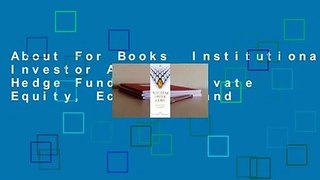 About For Books  Institutional Investor Activism: Hedge Funds and Private Equity, Economics and