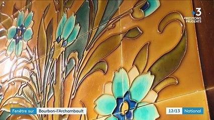 Fenêtre sur : la ville thermale de Bourbon-l'Archambault, dans l'Allier
