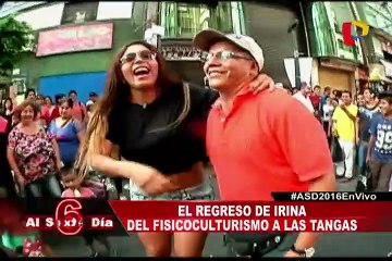 Del fisicoculturismo a las tangas. El regreso de Irina Grandez