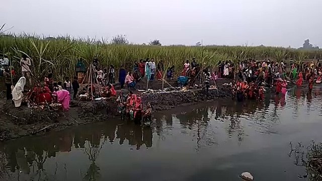 लखीमपुर खीरी: धूमधाम से मनाया गया छठ पूजा पर्व