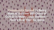 'Community Spread' Is Being Blamed for Over 900 Cases of COVID in Mayo Clinic Staffers—Her