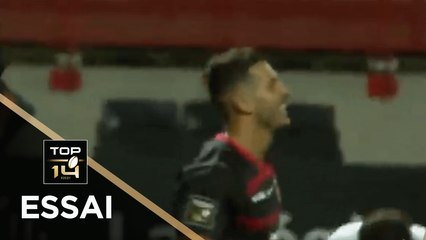 TOP 14 - Essai de Sofiane GUITOUNE (ST) - Toulouse - Agen - J10 - Saison 2020/2021