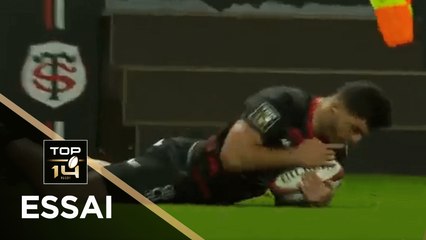 TOP 14 - Essai de Pierre FOUYSSAC (ST) - Toulouse - Agen - J10 - Saison 2020/2021