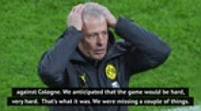 Dortmund didn't take Cologne for granted - Favre
