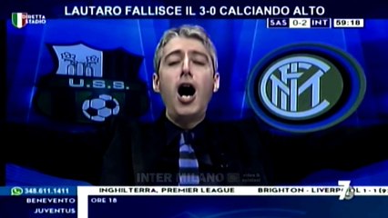 SASSUOLO-INTER 0-3 * MICHELE BORRELLI: ABBIAMO SAPUTO GESTIRE IL RISULTATO A FAVORE, OTTIMO DARMIAN.