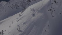 Guy Falls And Loses Skis While Skiing Down Uneven Snow