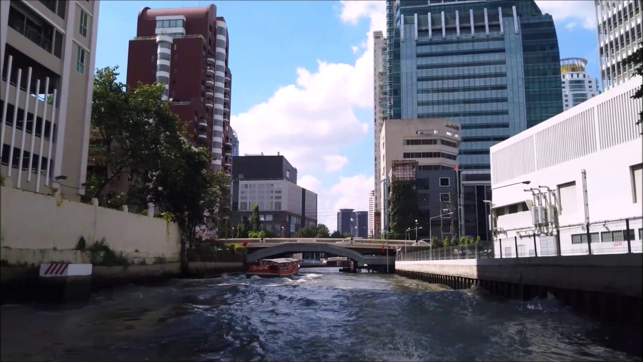 Khlong Saen Saep water bus service in Bangkok, Thailand