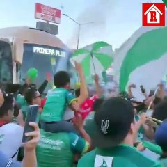 Así reciben los aficionados a Club Léon