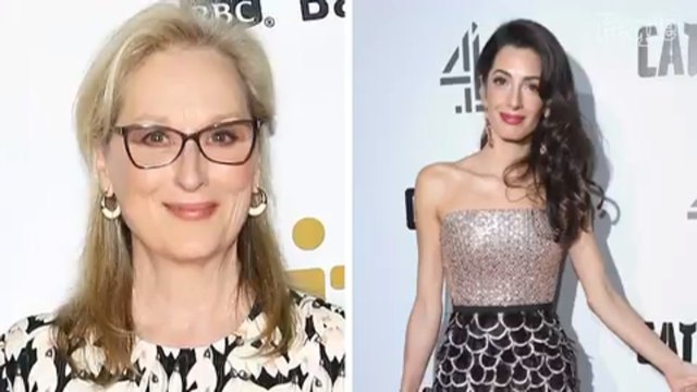 Amal Clooney Teases Meryl Streep in Speech: 'We've Both Been Married to My Husband' George Clooney