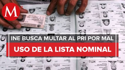 INE busca sancionar al PRI por vender lista nominal en Mercado Libre