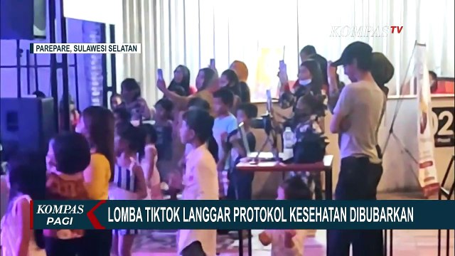 Gelar Lomba Joget TikTok Tanpa Protokol Kesehatan, Kafe Dibubarkan Petugas Satgas