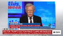 John Bolton says Republican leaders need to -speak the truth- about Trump's false election fraud …