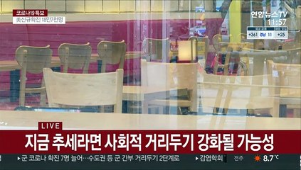다시 강화된 거리두기 후 첫 주말…한산한 신촌