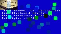 Full E-book  CFP Certification Exam Flashcard Review Book: Insurance & General Principles (2019