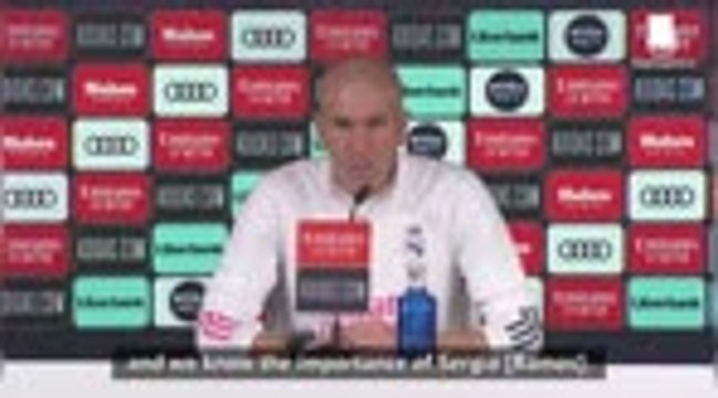 Zidane reiterates Ramos importance to Real Madrid