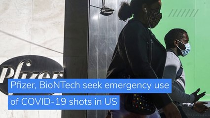 Pfizer, BioNTech seek emergency use of COVID-19 shots in US, and other top stories in US news from November 21, 2020.