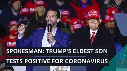 Spokesman: Trump's eldest son tests positive for coronavirus, and other top stories in politics from November 21, 2020.