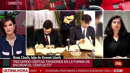 Rosa Lluch pisotea la memoria de su padre, asesinado por ETA, con un indigno blanqueo a Bildu