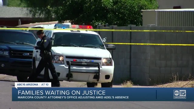 Families wait on Maricopa County Attorney decisions, as Allister Adel remains hospitalized