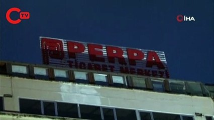 Perpa İş Merkezi'nde yangın söndürüldü