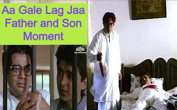 Father and Son Moment: Aa Gale Lag Jaa | (1994) | Jugal Hansraj | Gulshan Grover | Paresh Rawal | Bollywood Movie Scene