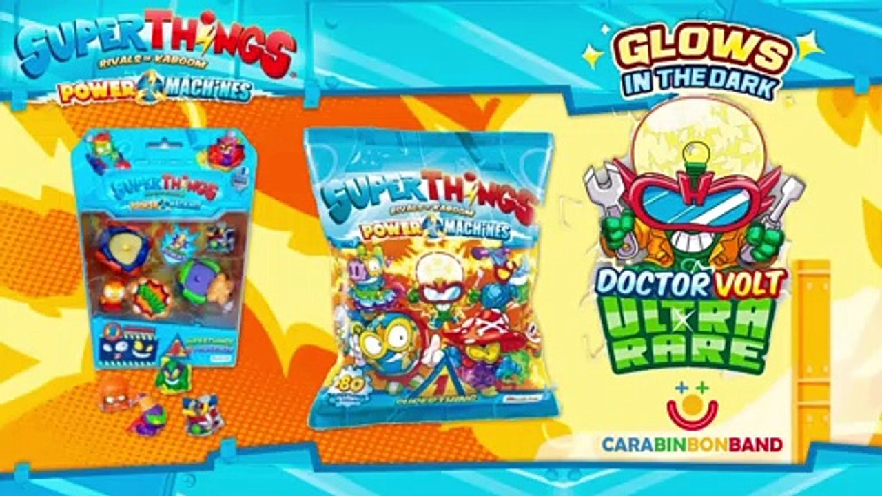 #SUPERTHINGS SERIE 7 - PRIMERAS IMAGENES Y ULTRA RARO - DR VOLT - by CARA BIN BON BAND