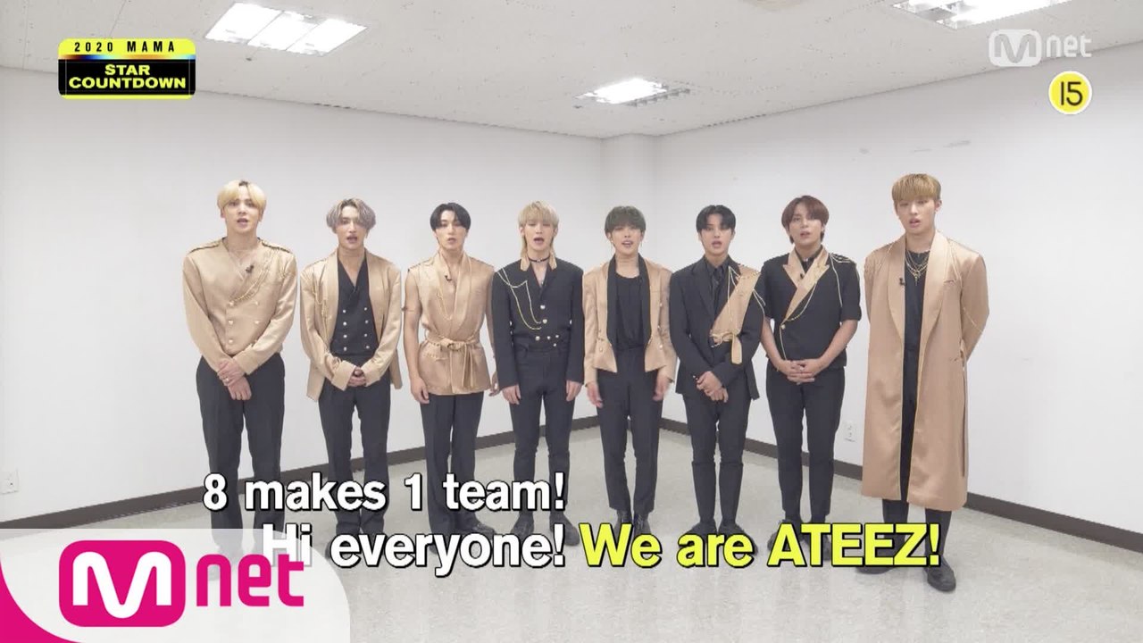 [2020 MAMA] Star Countdown D-15 by ATEEZ