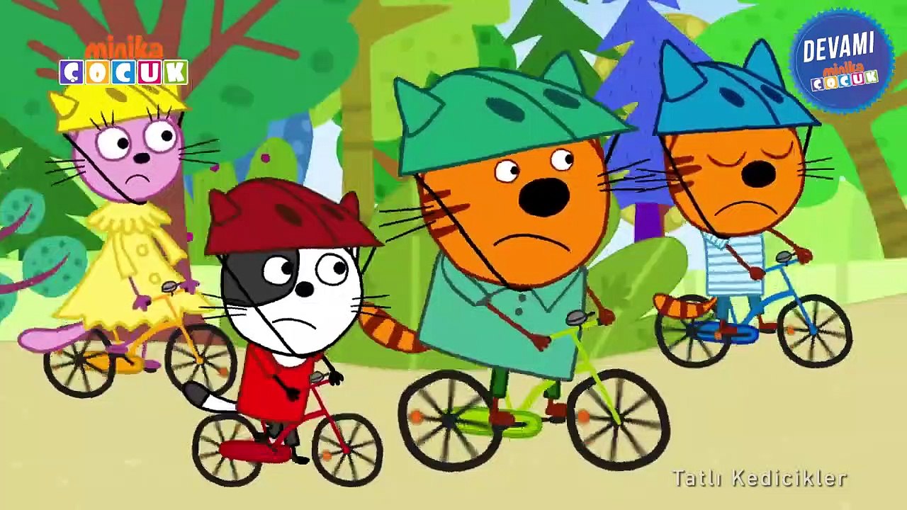 Tatlı Kedicikler _ Bisiklet Turu Parkuru - 5. Bölüm  ÇOCUK çizgi filmleri