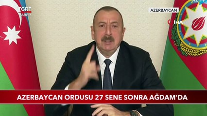 Azerbaycan Ordusu 27 Sene Sonra Ağdam'da
