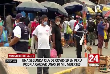 Minsa prevé que una segunda ola de COVID-19 podría causar entre 14 mil y 19 mil muertes