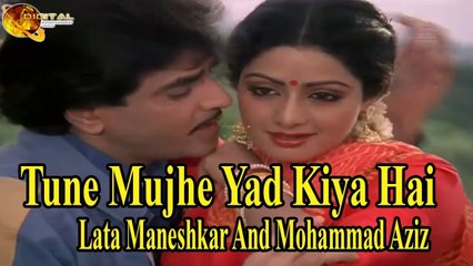 Tune Mujhe Yad Kiya Hai | Singer Lata Maneshkar, Mohammad Aziz | HD Video