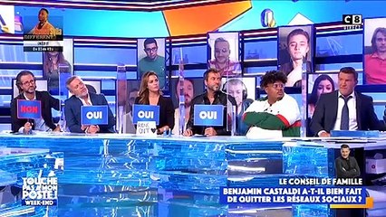 Benjamin Castaldi évoque les menaces de mort que lui et sa famille ont reçu dans "Touche pas à mon poste" - C8