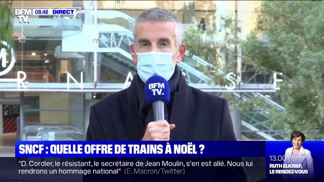 La SNCF suggère à tous les Français de réserver dès maintenant leurs billets de train pour les fêtes de Noël